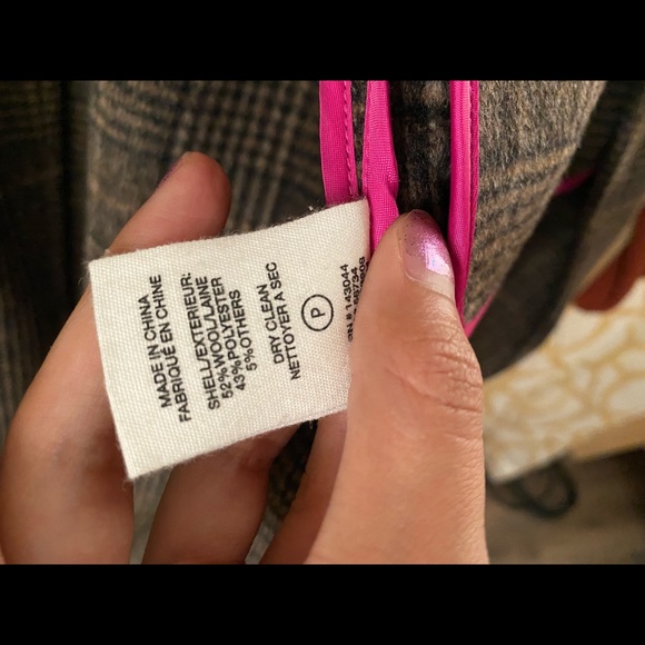 Avec les Filles plaid double face wool coat - Picture 5 of 5